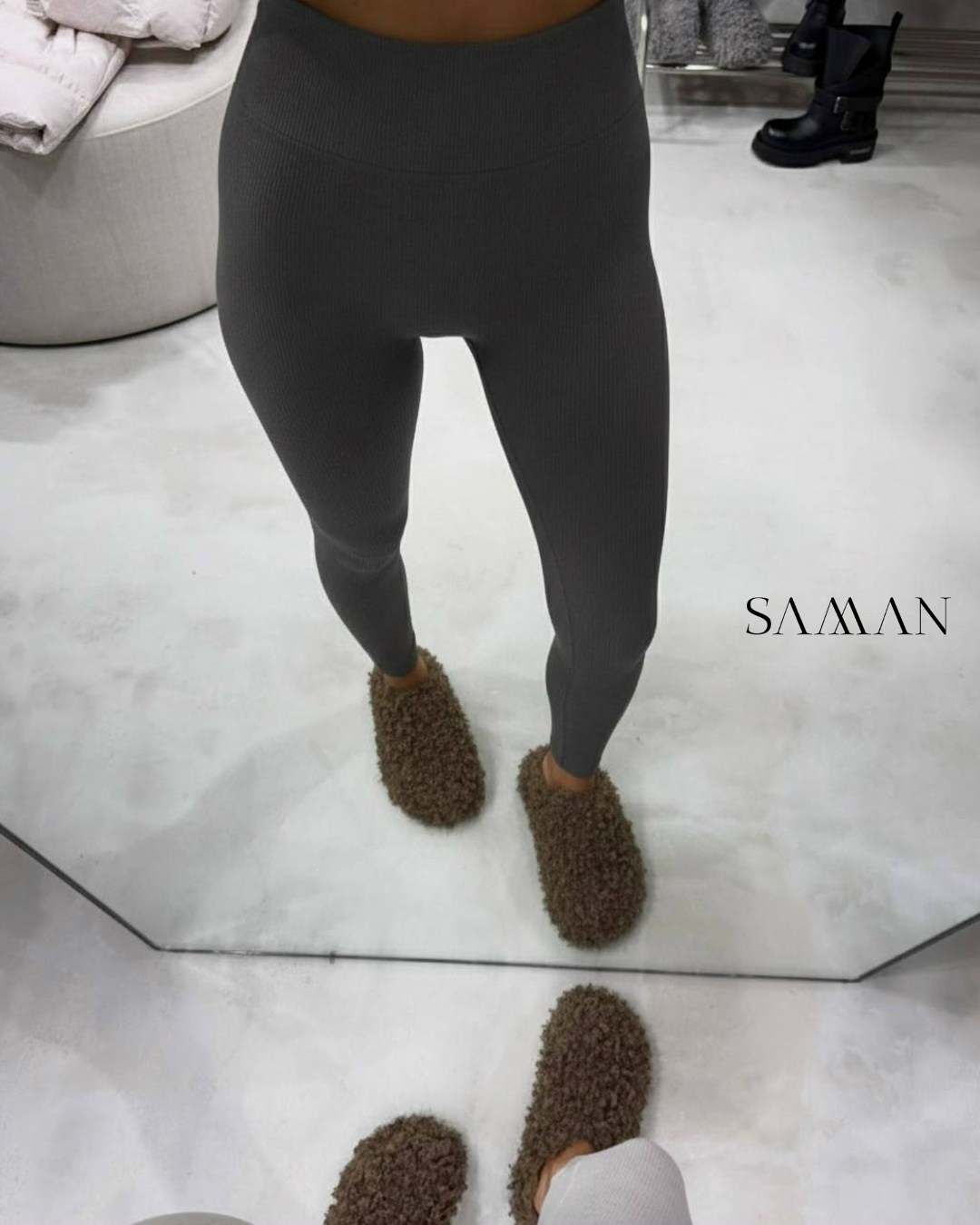 легинсы atlas plus в рубчик темно-серый,легинсы,лосины леггинсы женские,легинсы женские,женские леггинсы