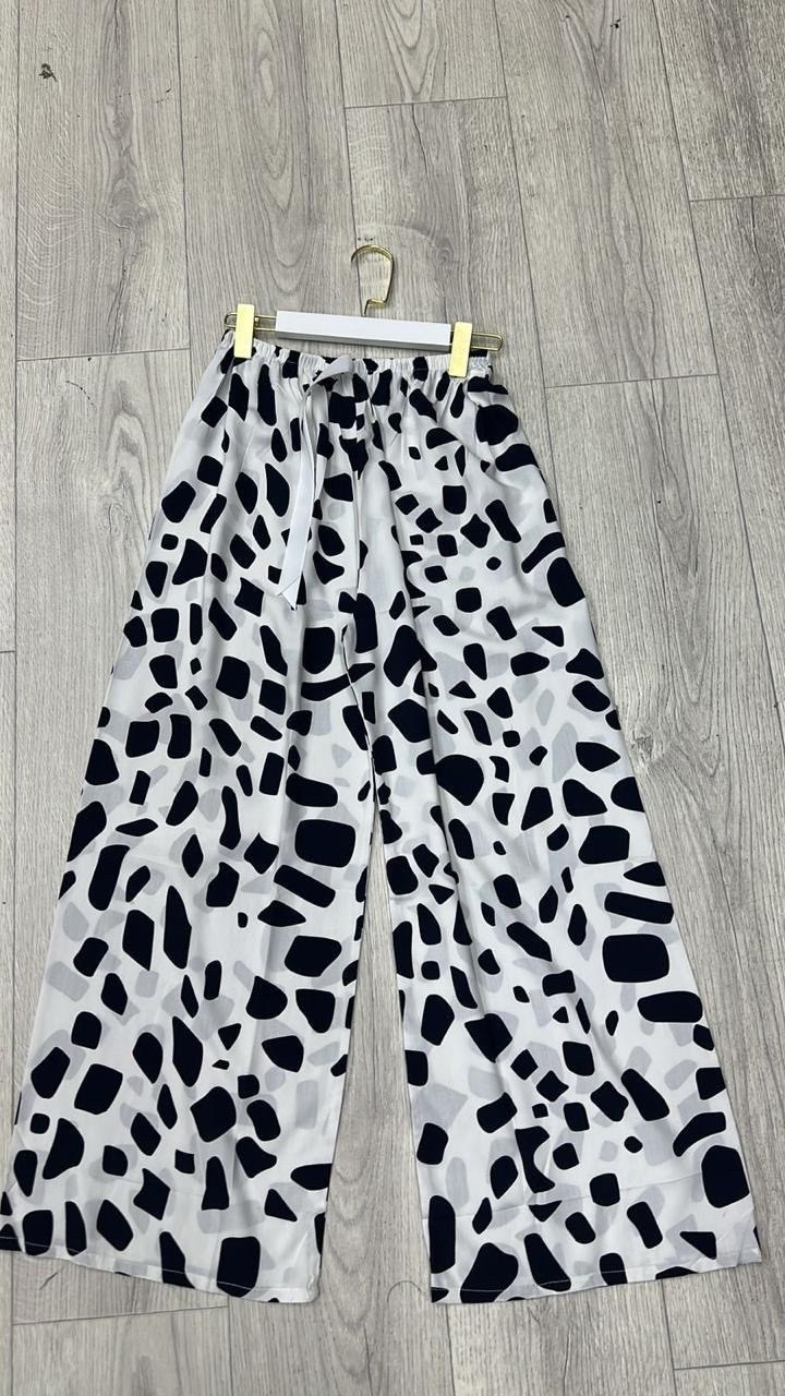 женские летние брюки,брюки палаццо цветочный принт,брюки летние палаццо,летние шифоновые брюки,брюки домашние палаццо