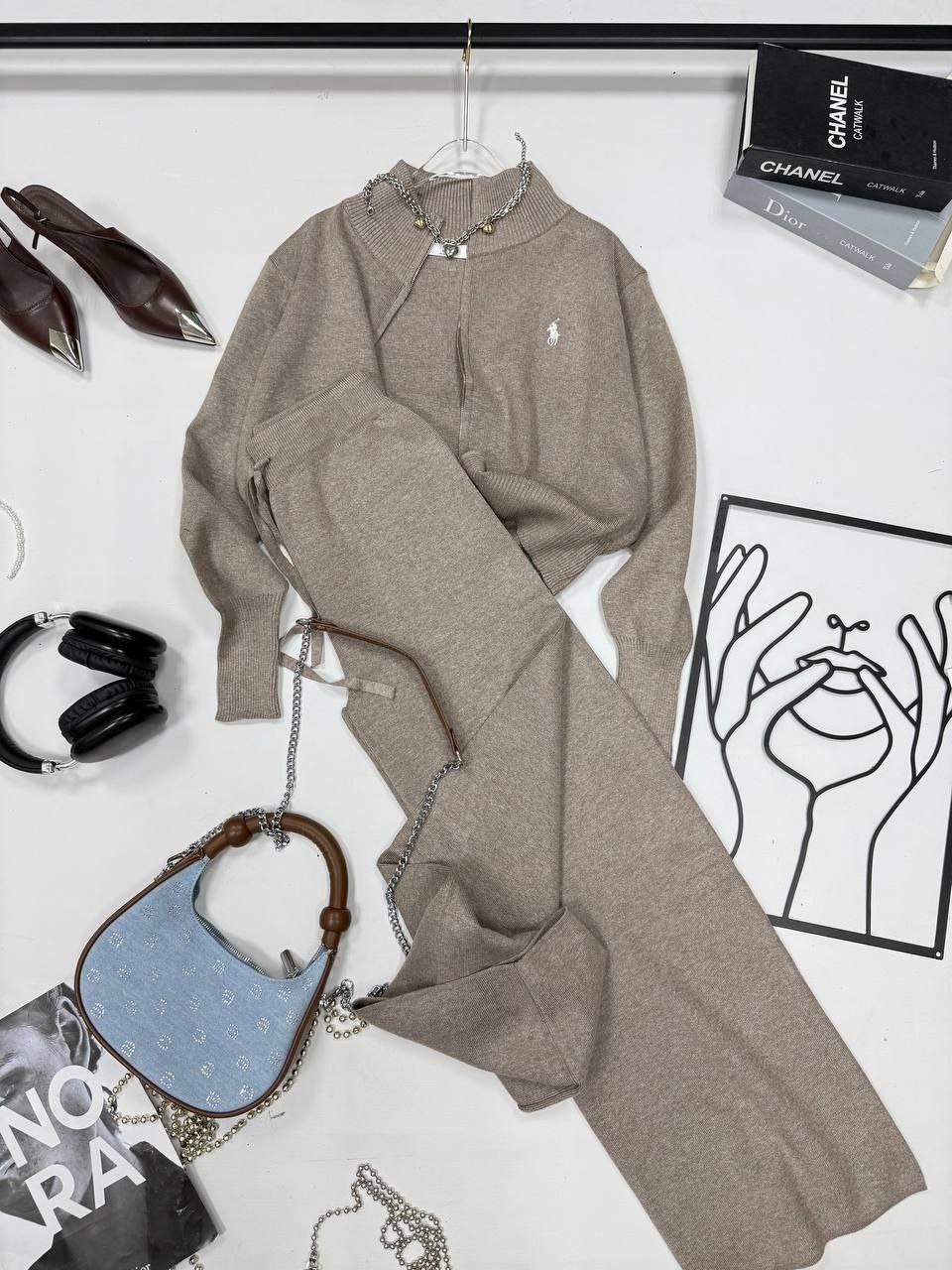 костюм двойка кашемир,кашемировый костюм женский,женский костюм,костюм бежевый,вязаные костюмы