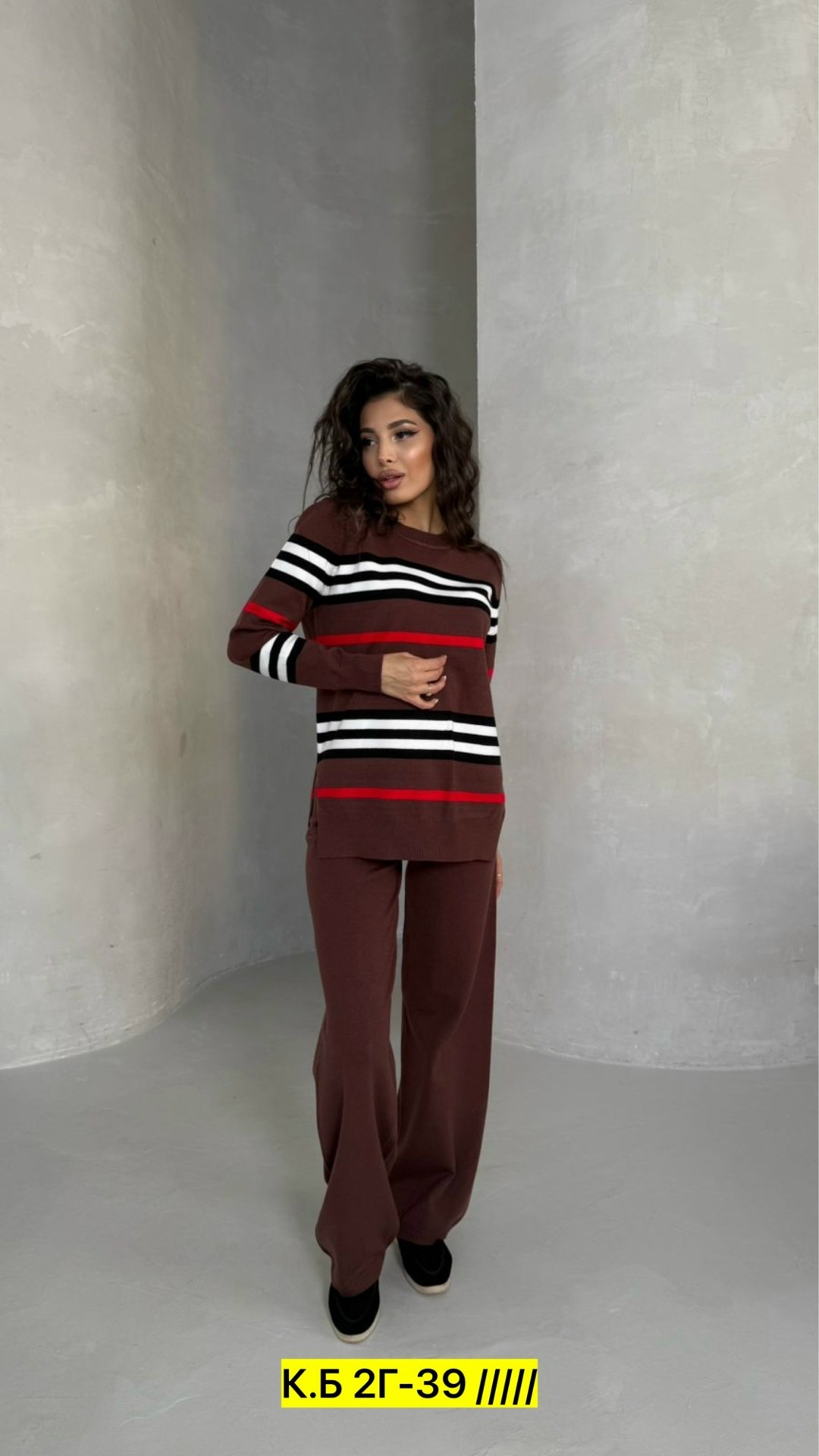 женские костюмы,костюм кашемировый женский брючный,костюм повседневный женский,костюмы трикотажные,трикотажный костюм с брюками и кофтой в полоску aisha comfort