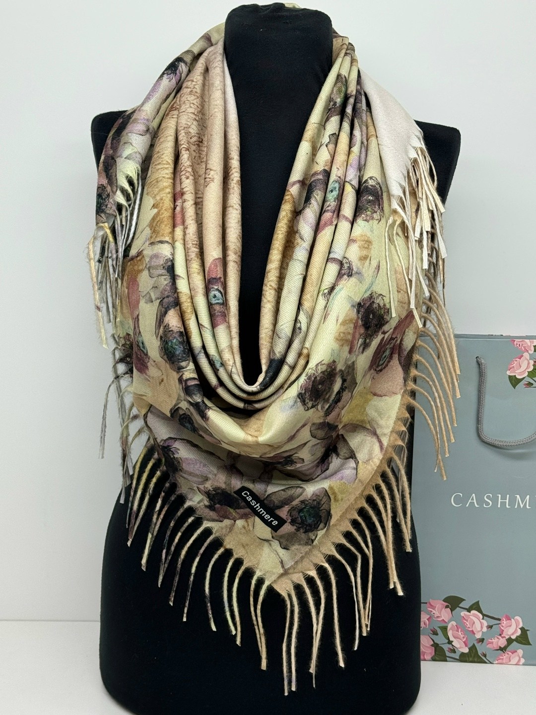 платок теплый двухсторонний,кашемировый платок,платки теплые,палантин женские,платки двусторонняя