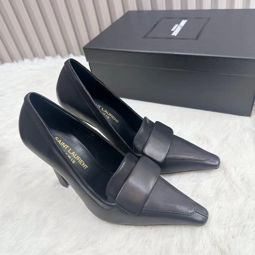 туфли yves saint laurent,saint laurent туфли,,туфли женские,туфли ив сен лоран с каблуком логотипом