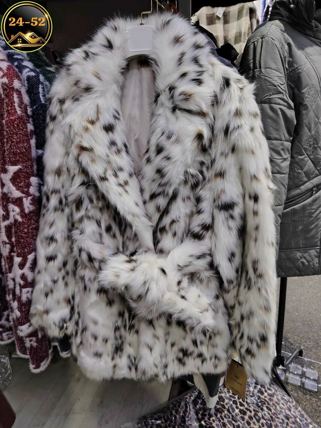 шуба искусственная из экомеха под рысь,шуба рысь,шуба из рыси,искусственная шуба рысь,шуба под рысь