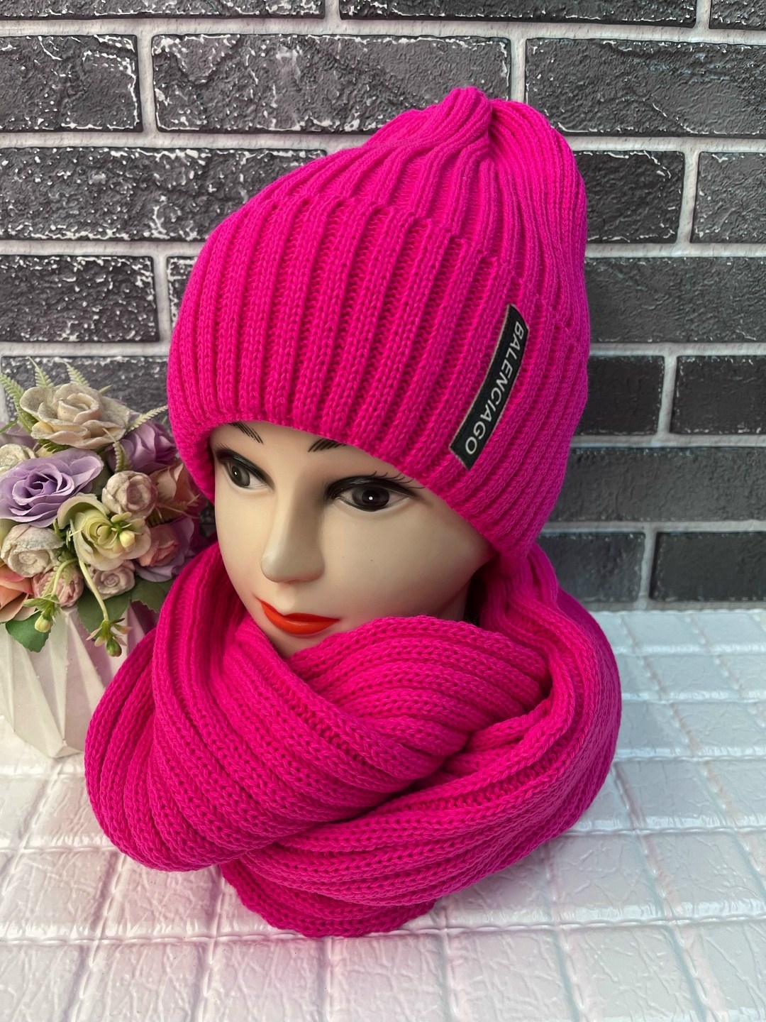 комплект шапка шарф,комплект женский шапка,шапка и снуд,женская шапка,комплект шапки