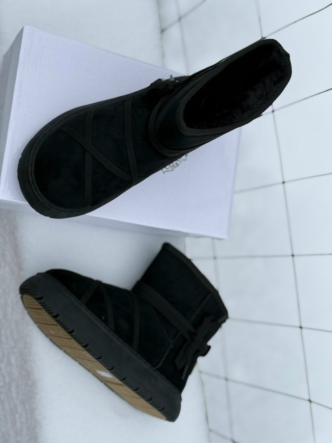 женские зимние угги с шнурками,,женские угги,дутики женские зимние сапоги с мехом matmazel 132717339,угги зимние натуральные di-shoes цвет черный