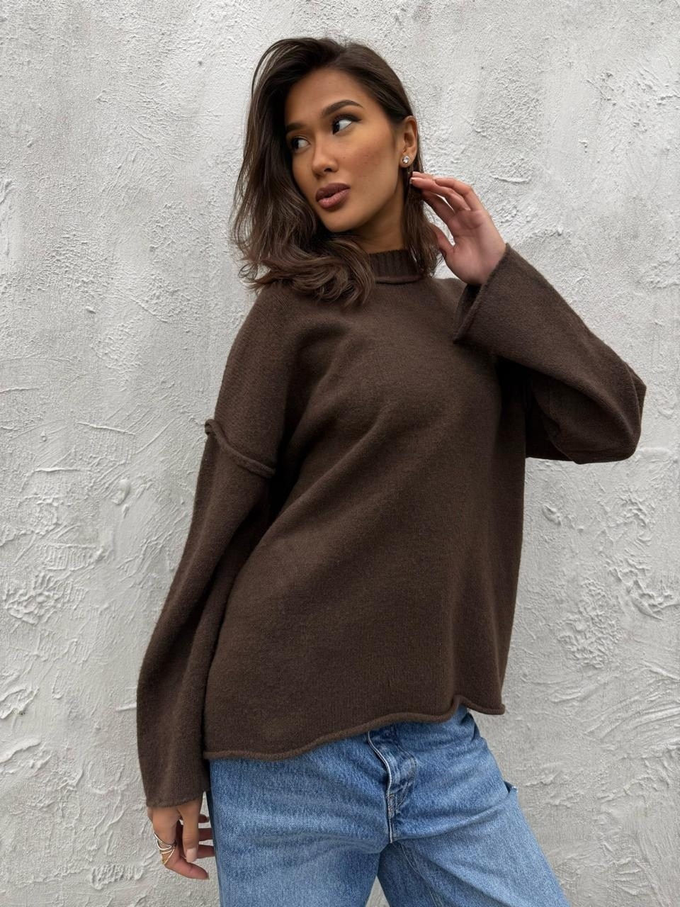 свитер оверсайз с высоким воротом,свитер удлиненная,свитер оверсайз удлиненный,свитер женский оверсайз,черный свитер оверсайз