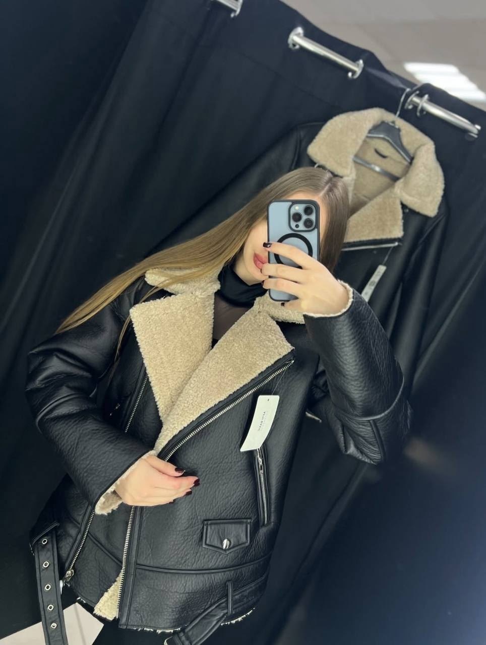 дубленка женская,дубленка "авиатор",дубленка,модные дубленки,женская дублёнка авиатор