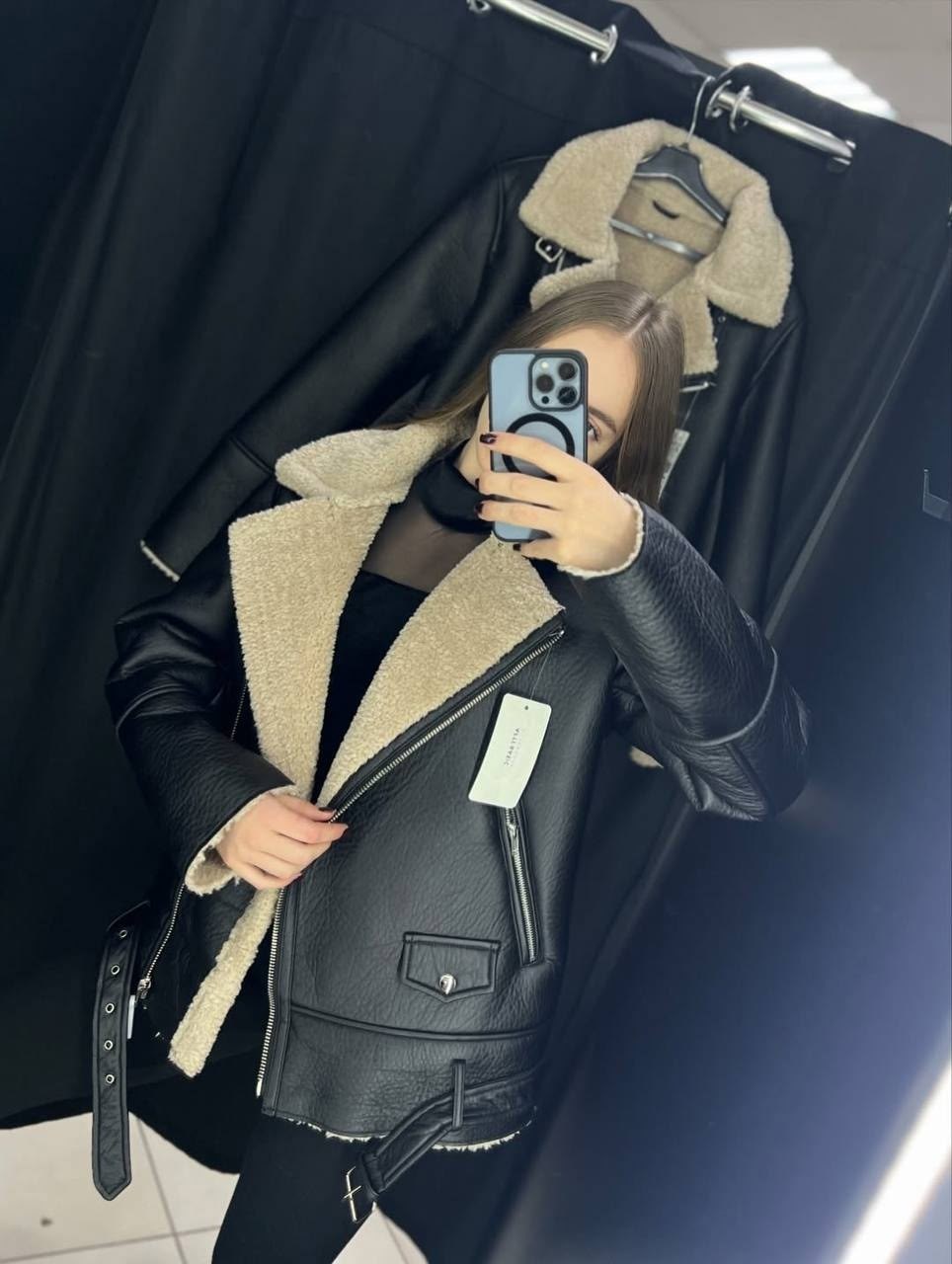 дубленка женская,дубленка "авиатор",дубленка,модные дубленки,женская дублёнка авиатор