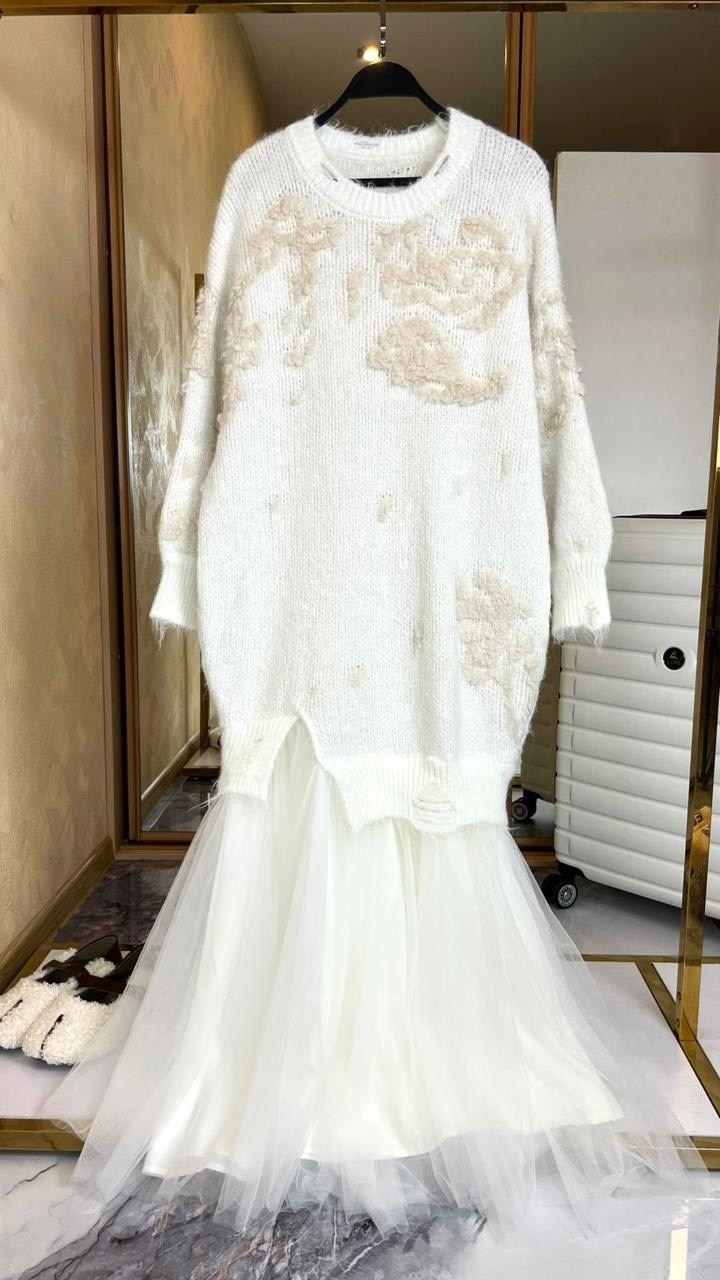 вязаное платье,модные вязаные платья,вязаное длинное платье,длинное платье,стильное платье