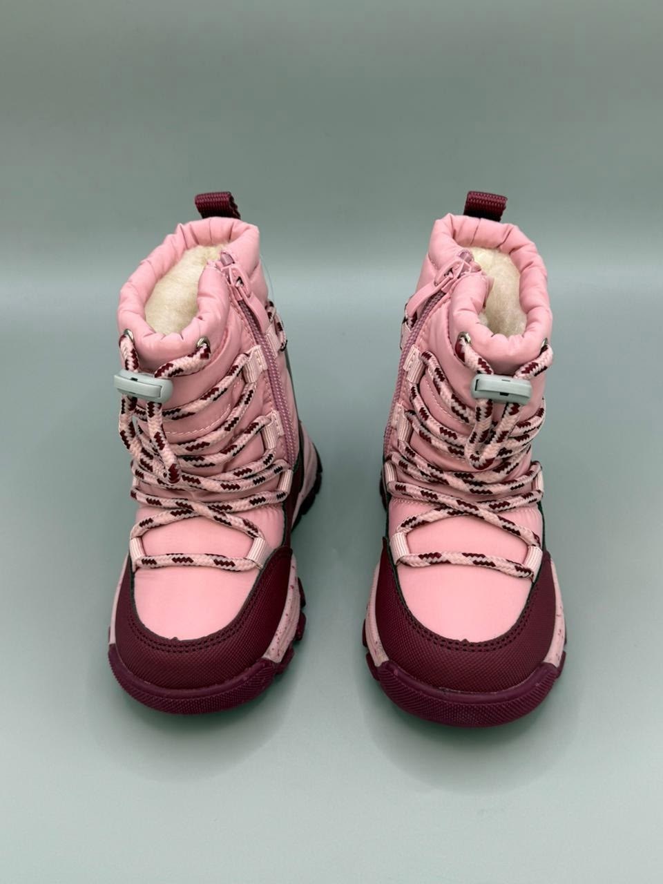 детская зимняя ,дутики зимние детские,зимние сапоги-дутики для девочки tombi розового цвета,зимние сапожки для девочки,детские дутики