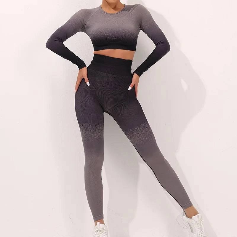 костюм для фитнеса омбре,костюм для фитнеса,костюм для тренировок,одежда для фитнеса,женский костюм для фитнеса