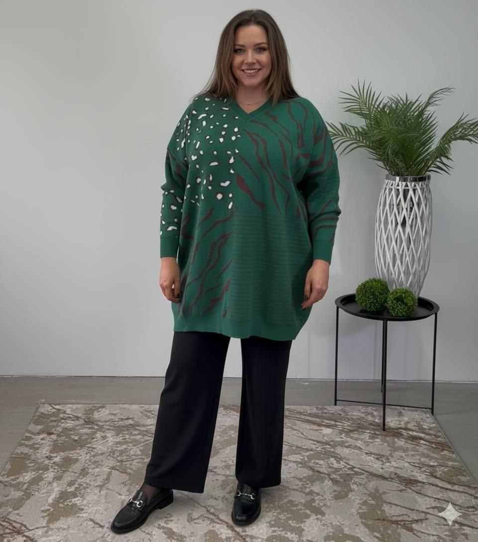 женская кофта,стильная кофта,женская туника,джемпер,кофта зеленая