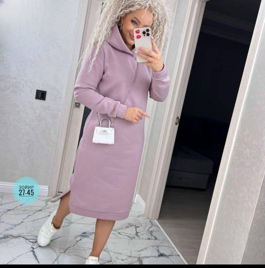 платье с капюшоном,тёплое платье с капюшоном,платье-худи,платье женское теплое,платье худи с капюшоном