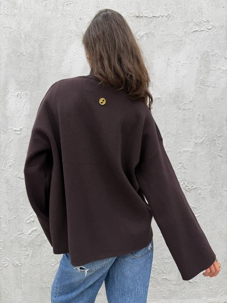 свитер оверсайз,модные свитера,белый женский свитер,свитер оверсайз вязаный с горлом timtony,свитер с горлом