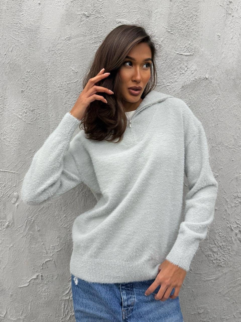 свитера женские,женская кофта,свитер с воротником,свитер теплый,свитер кашемир