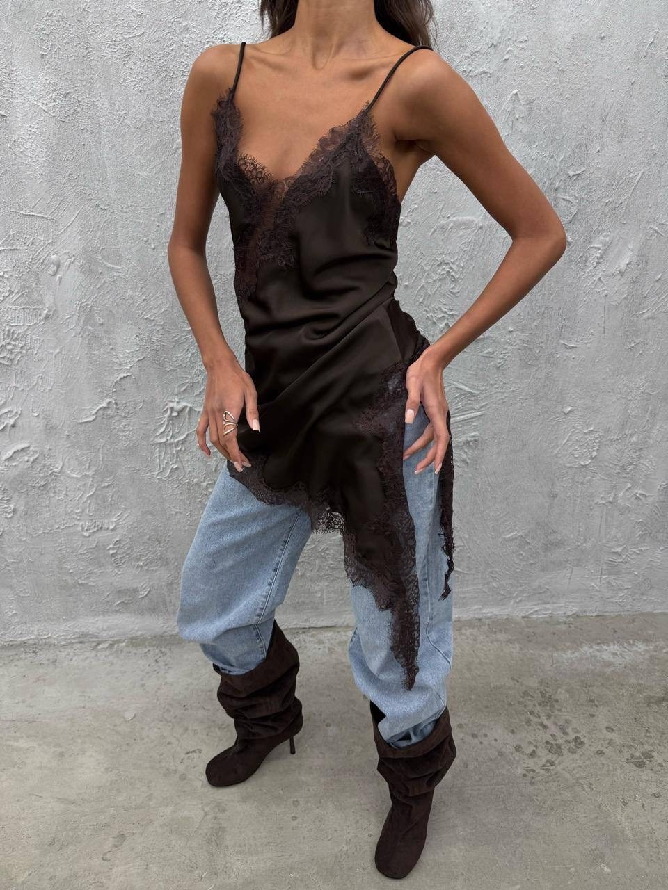 платье комбинация,мода на женственность,стиль одежды,стильные наряды