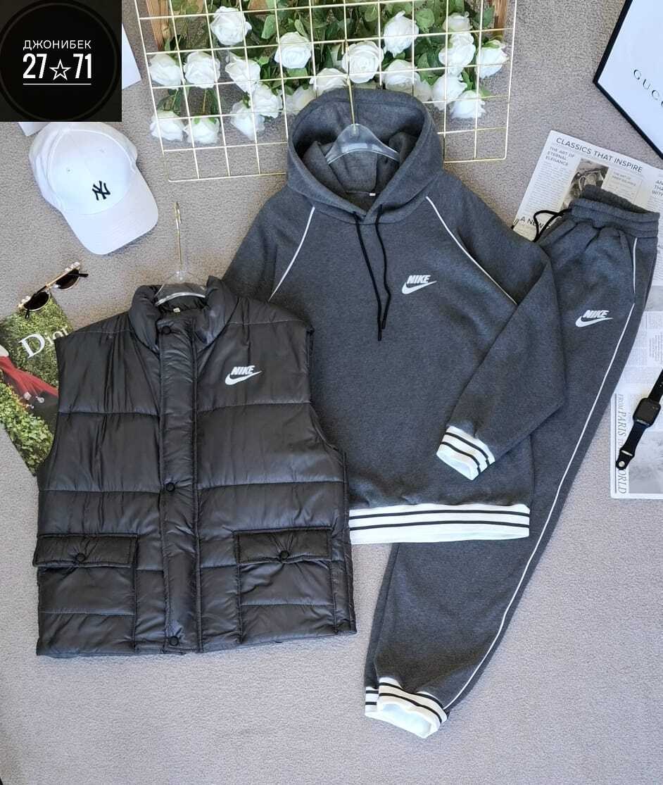спортивный костюм nike мужской,теплый мужской спортивный костюм nike,спортивные костюмы мужские,спортивный костюм с безрукавкой мужской,костюм nike мужской