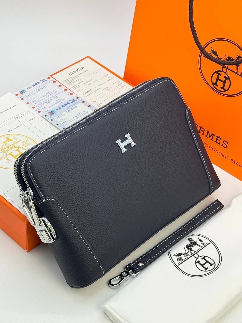 hermes клатч,мужской клатч hermes,мужской клатч,клатч мужской hermes натуральная кожа,кошелек hermes