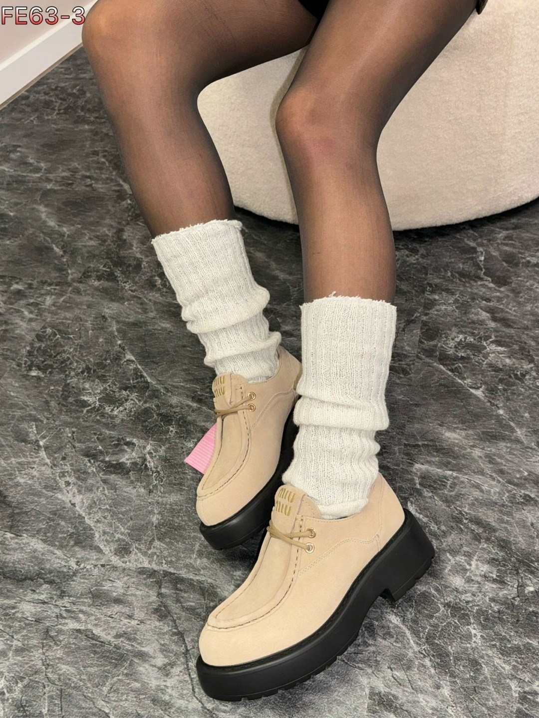 лоферы miu miu,лоферы miu miu на высокий подошве,ботинки miu miu,женские ботинки miu miu delave на меху,лоферы женские miu miu