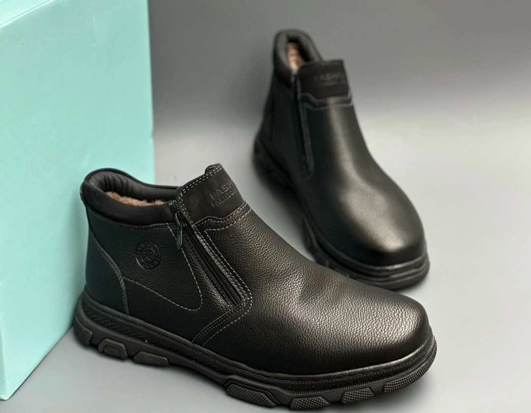 ,зимние ботинки мужские,мужская зимняя  на молнии,мужские ботинки,мужская