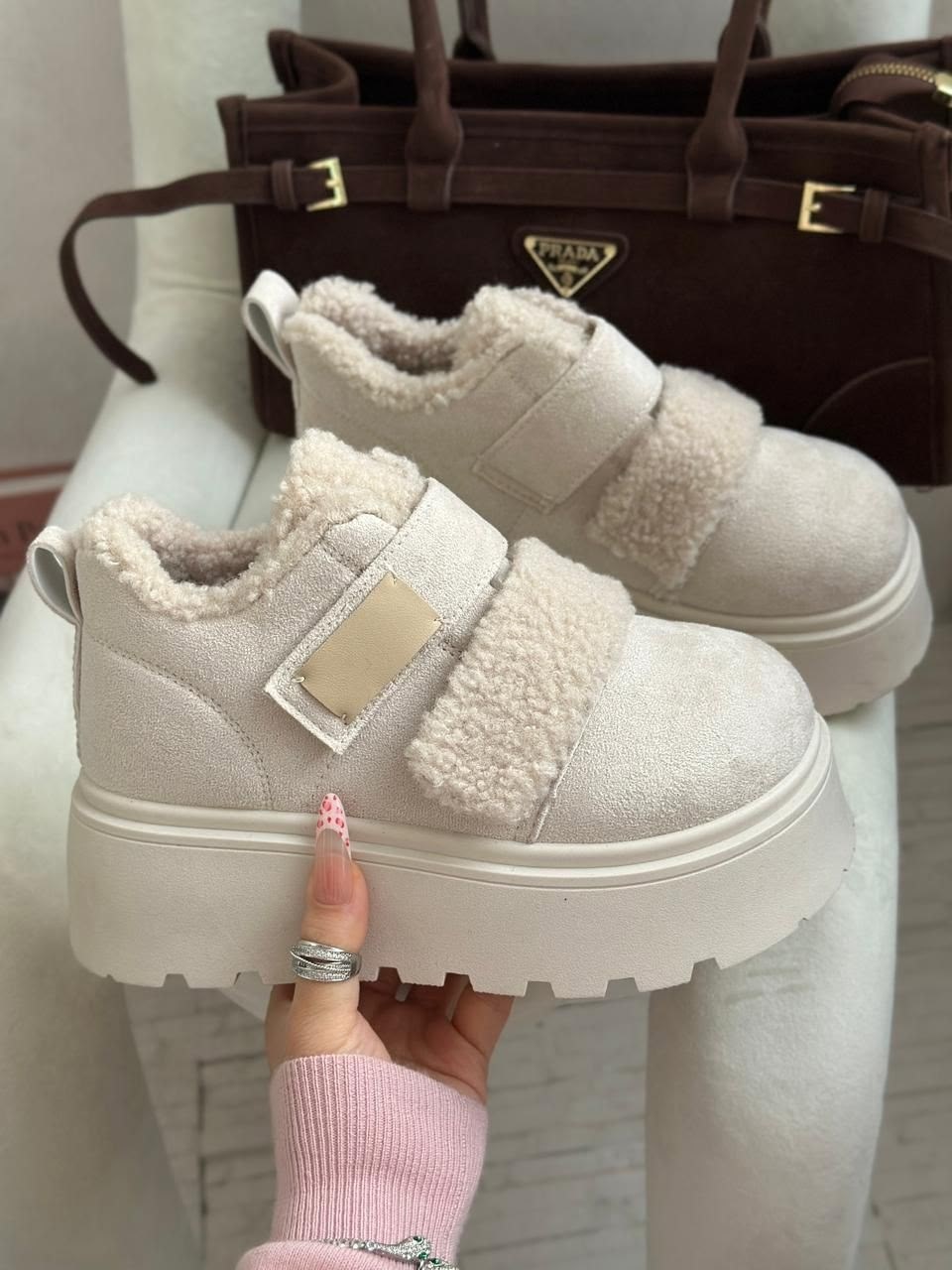 зимняя женская ,,зимние женские плюшевые ботинки для снежной погоды из искусственной замши,женские угги,зимняя