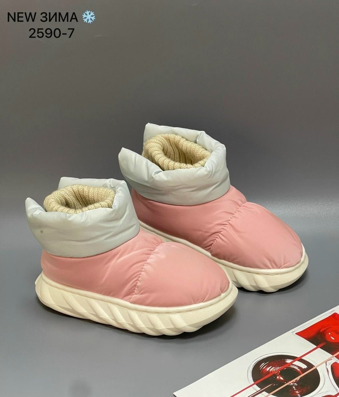 ,дутики женские, детская,зимние дутики,тапочки зимние