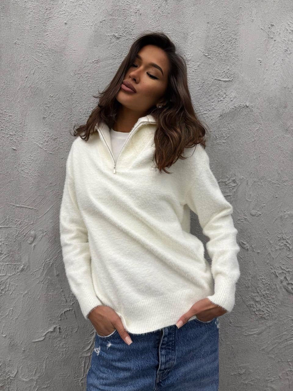 свитера женские,женская кофта,свитер с воротником,свитер теплый,свитер кашемир