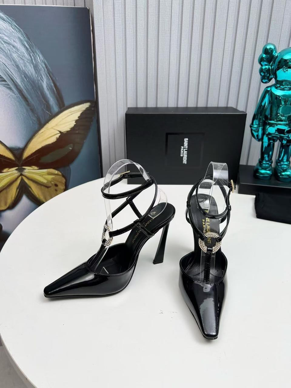 туфли saint laurent черный,saint laurent туфли,,yves saint laurent туфли,босоножки модные