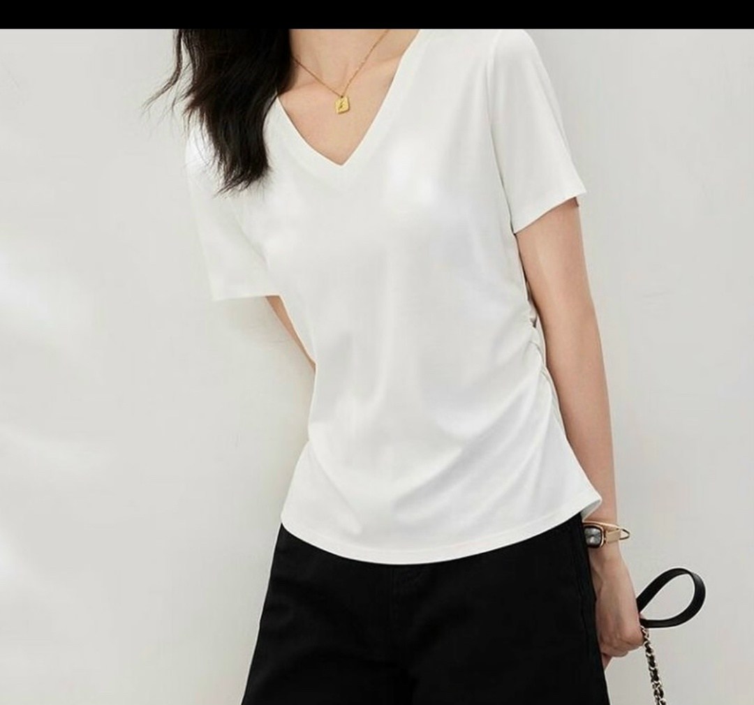 футболка женская,джемпер жен,футболка для женщин,футболка женская almando melado,белая футболка женская