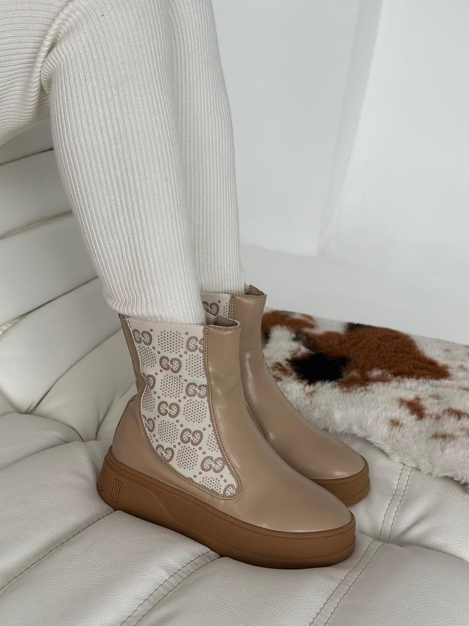 , женская,женские ботинки,белые ботинки,модные ботинки