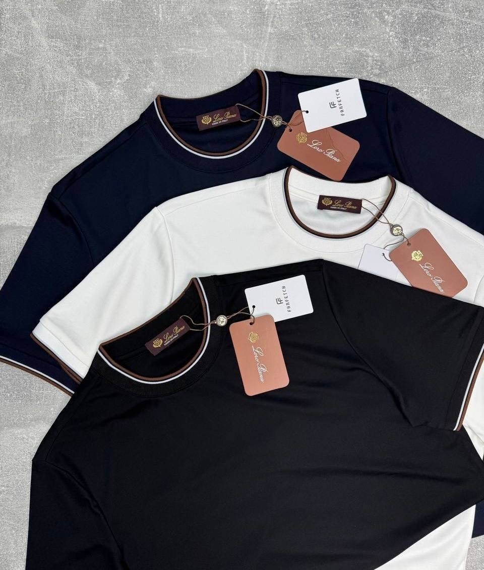 футболка белая мужская,футболка мужская,футболка loro piana,футболка,футболки для мужчин