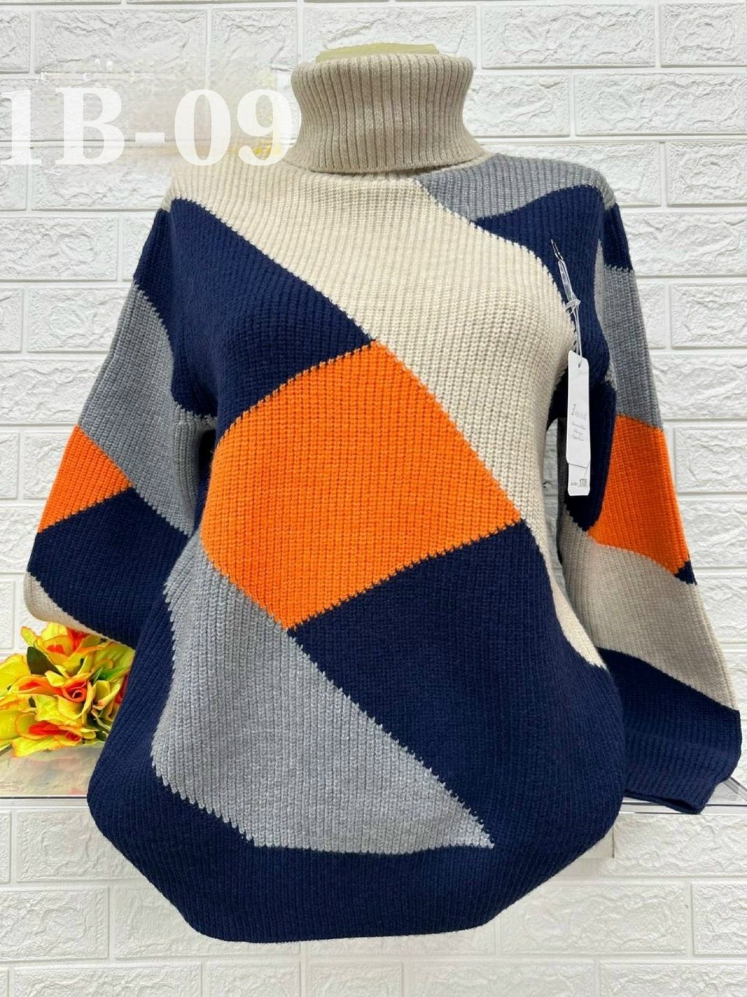 свитер,женская кофта,свитера женские,кофта свитер,свитер вязаный оверсайз с горлом теплый a&p fashion shop