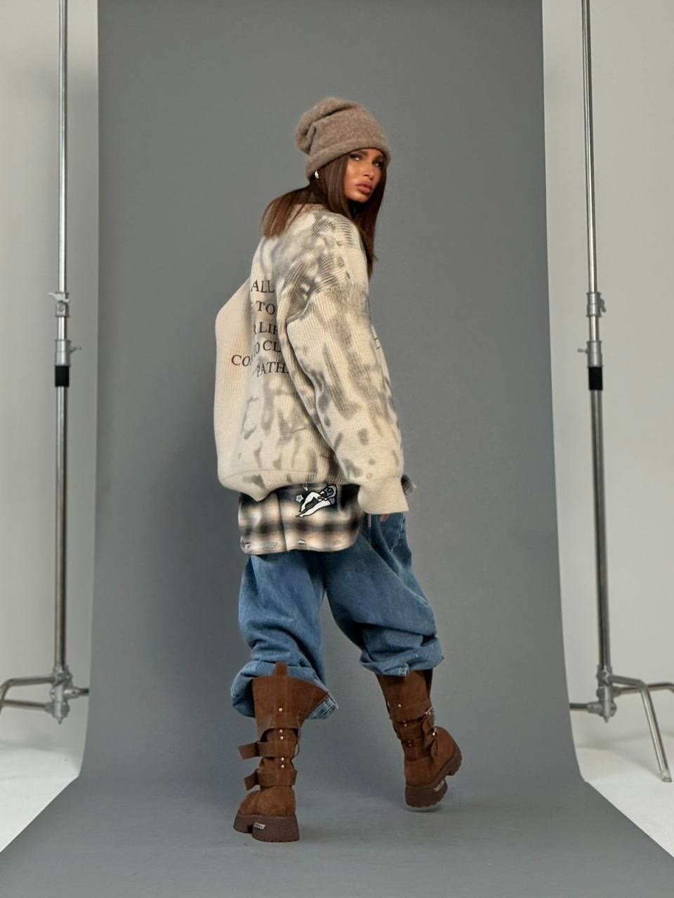 мода стиль,одежда в стиле,зимний стиль одежды,джинсы карго