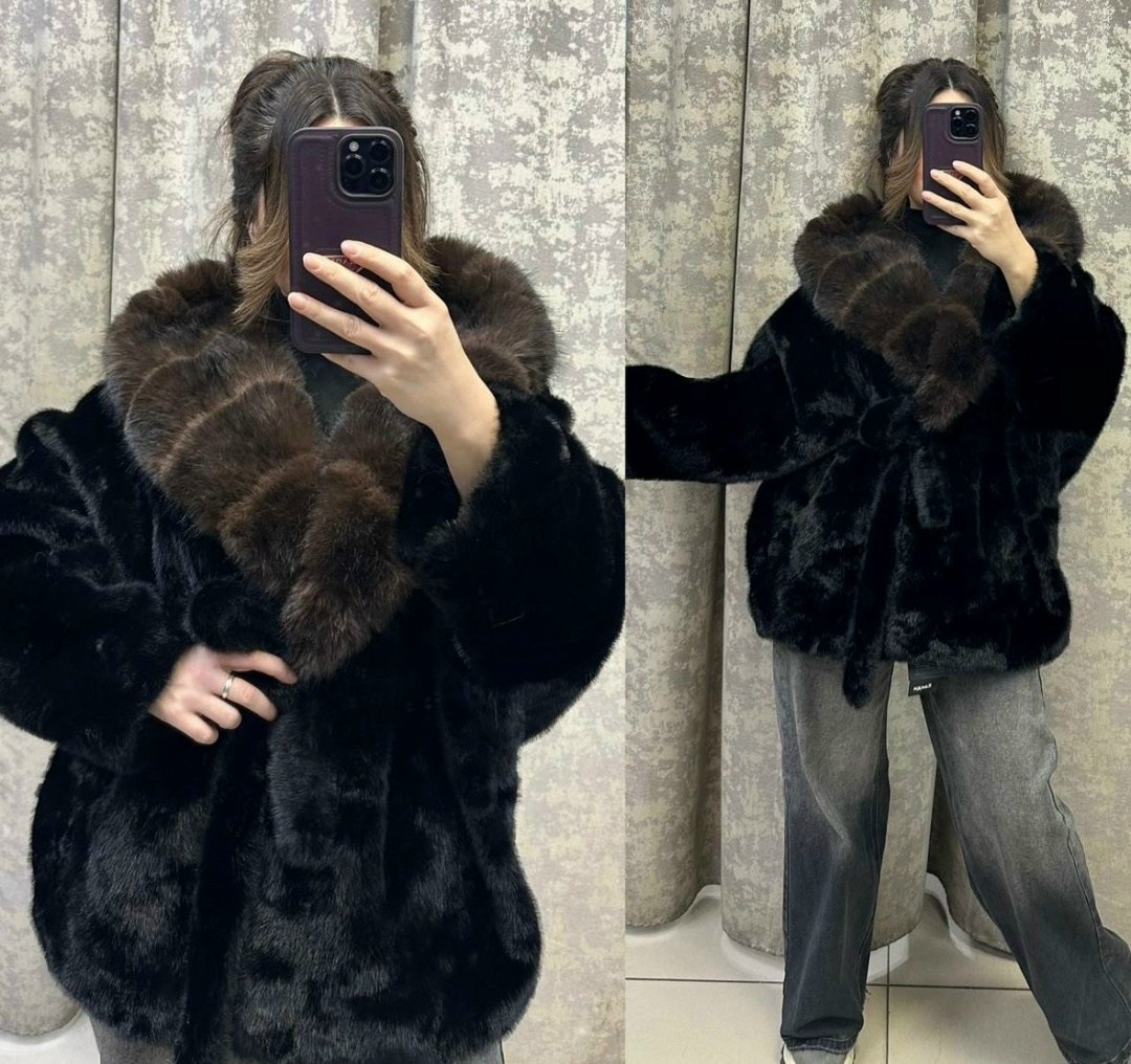 шуба норковая,шуба,шубка из эко меха под норку,шубка шикарная экомех,короткая норковая шуба