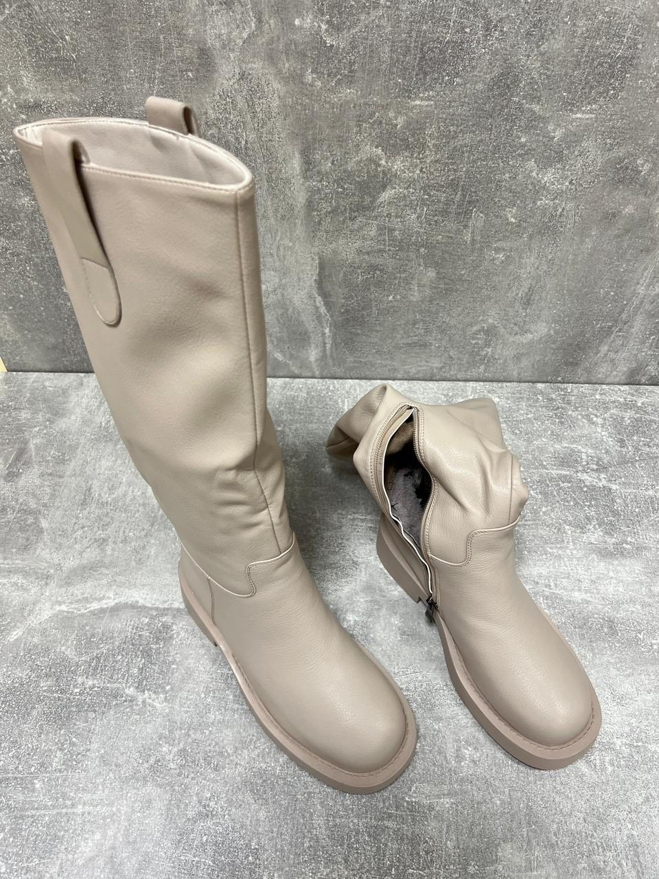 ,женские сапоги,женская ,демисезонные сапоги,сапоги бежевые