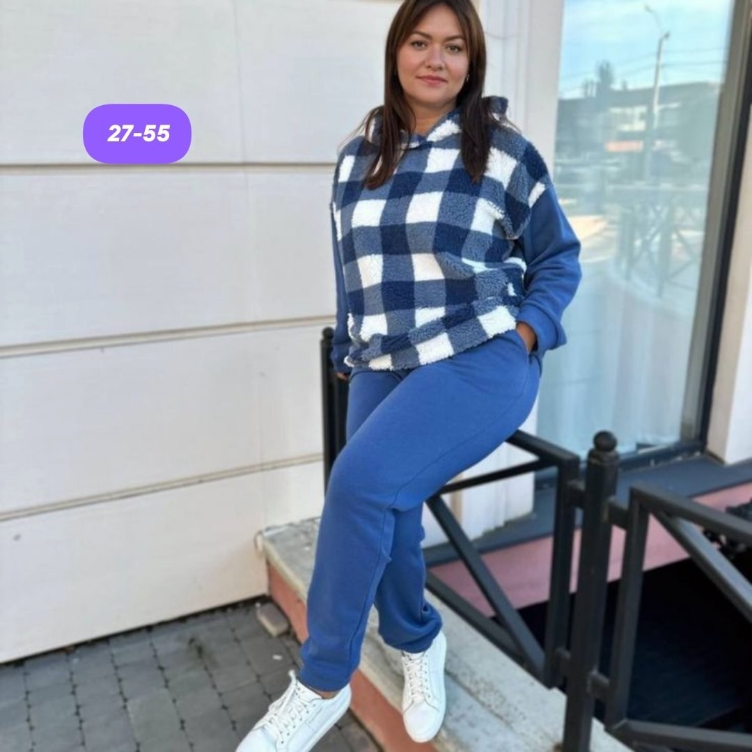клетчатая кофта,костюм теплый,костюм женский,стильная кофта,кофта женская
