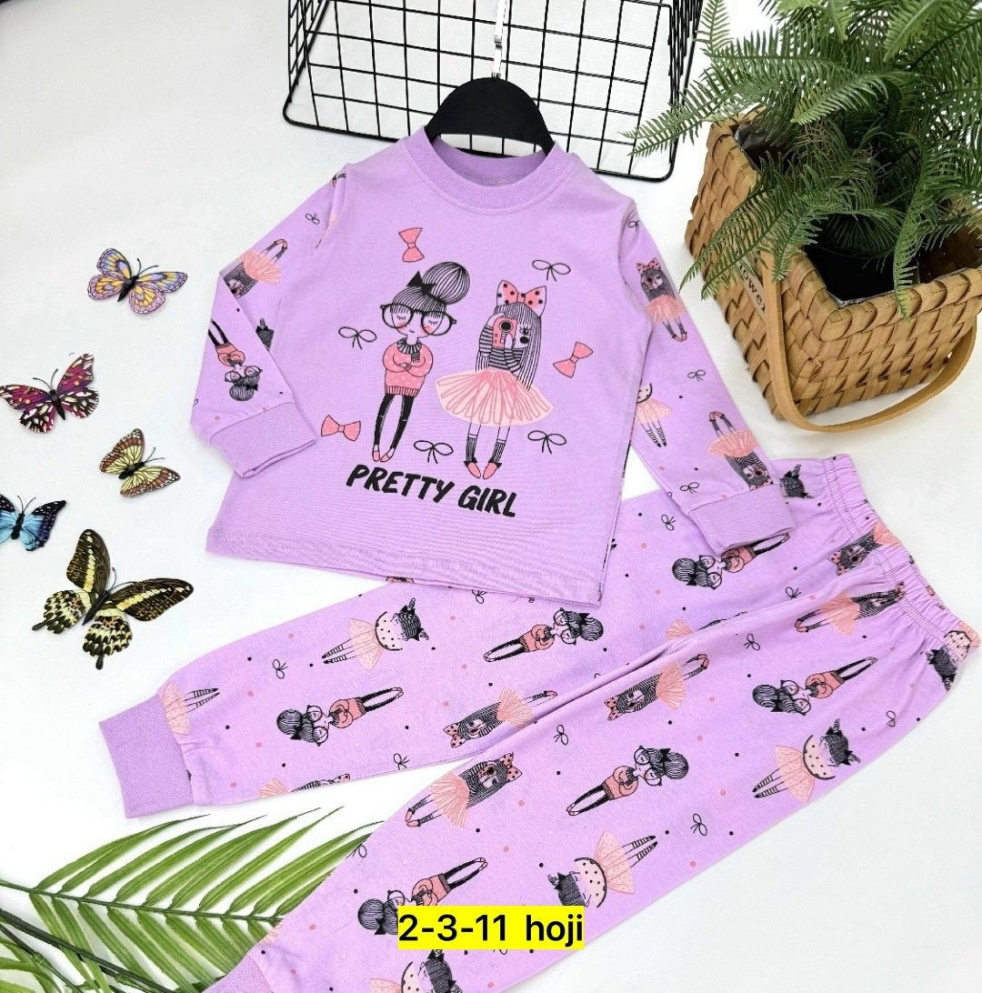 детская пижама,пижама с начесом,пижамы для девочек,пижама недорогая,детские пижамы