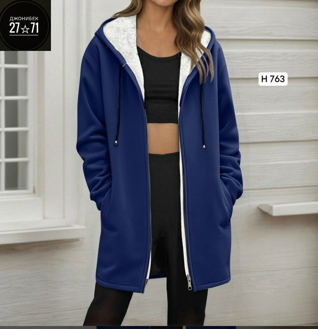 толстовка женская,длинная толстовка,теплое пальто,пальто с капюшоном,толстовка утепленная