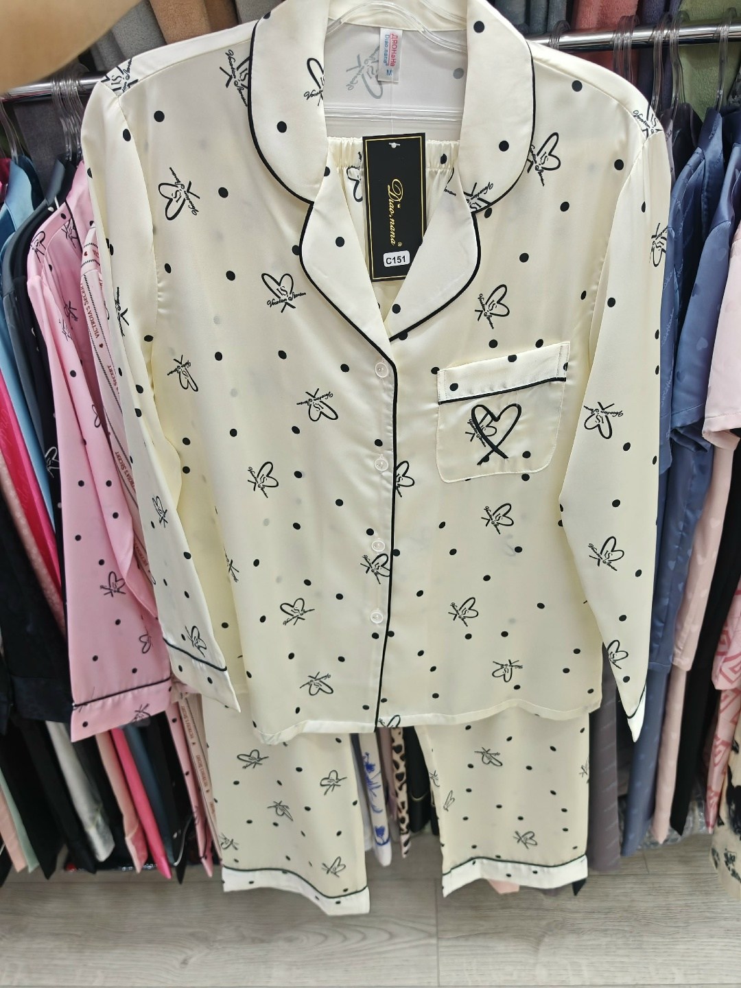 пижама из искусственного шелка,женская пижама с длинным рукавом и принтом,пижама домашняя пижамасс,женский пижамный комплект,пижама женская шелковая