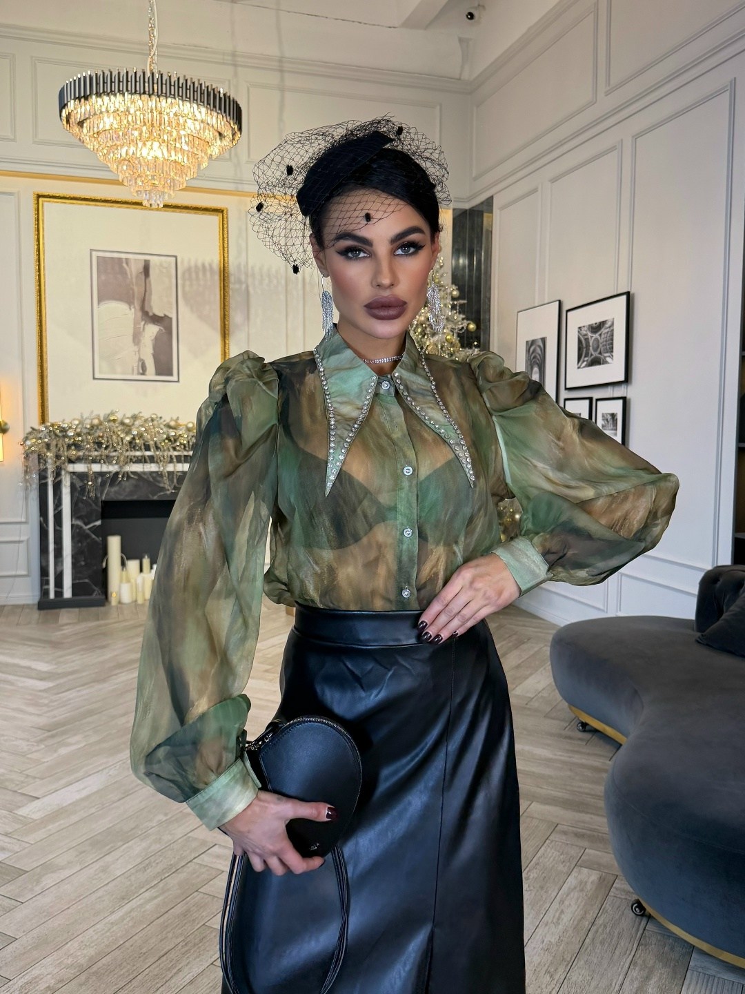 рубашка блузка из органзы miumiu cool casual wear,нарядная блузка,модная блузка,прозрачная блузка,женские блузки