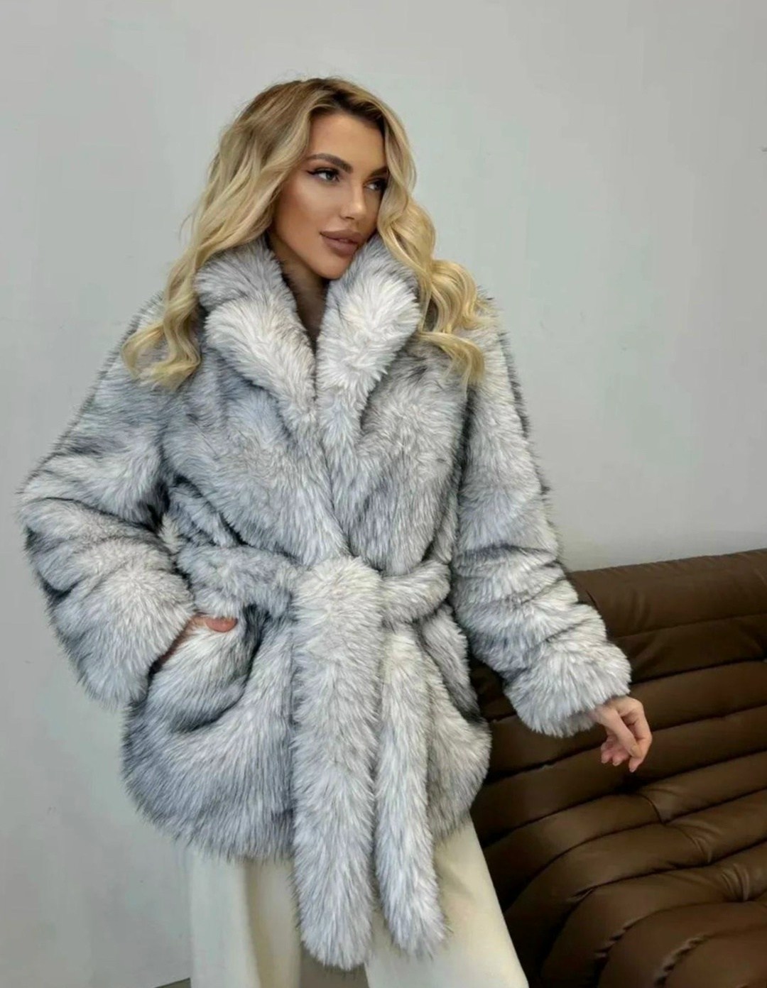 шуба из экомеха premium под песец короткая oksana utova brand,шуба из экомеха premium под песец oksana utova brand,шуба короткая искусственная экошуба зимняя oksana utova brand,искусственная шуба,шуба