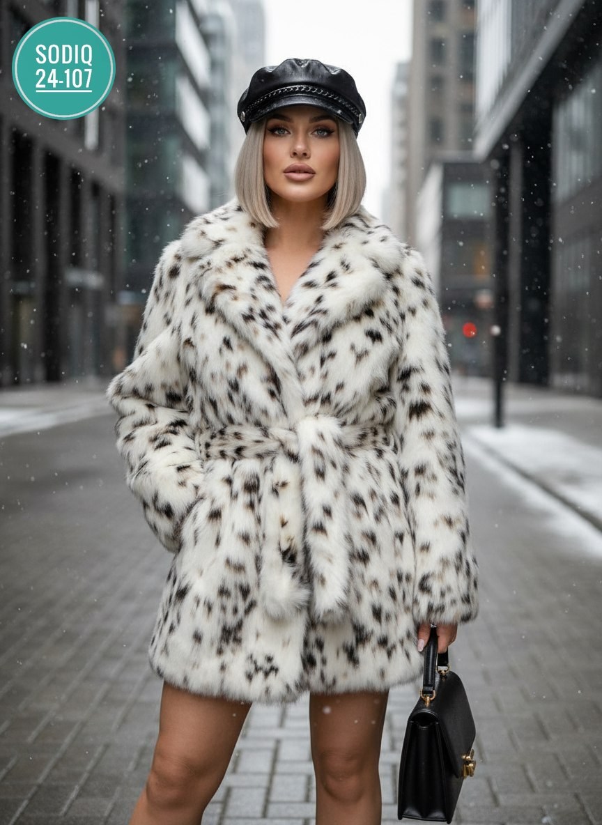 шуба искусственная из экомеха под рысь,шуба рысь,шуба из рыси,искусственная шуба рысь,шуба под рысь