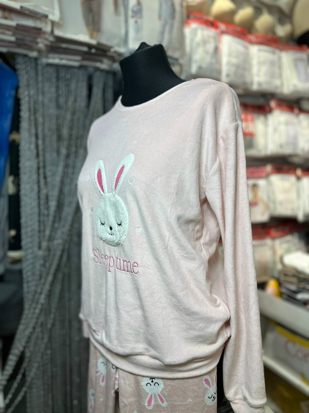 akbeniz женская флисовая пижама welsoft с манжетами 8453,комплект пижама,пижама костюм,флисовая пижама,пижама домашний костюм