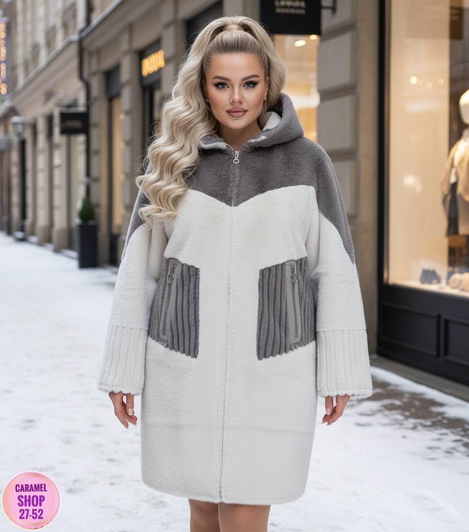 дубленка больших размеров с капюшоном двухсторонняя ламани,пальто двустороннее женское,дубленка женская,дубленка с капюшоном двухсторонняя,шуба