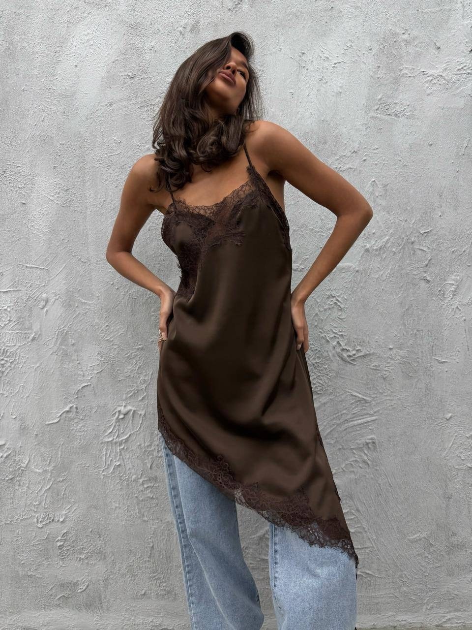 платье комбинация,мода на женственность,стиль одежды,стильные наряды