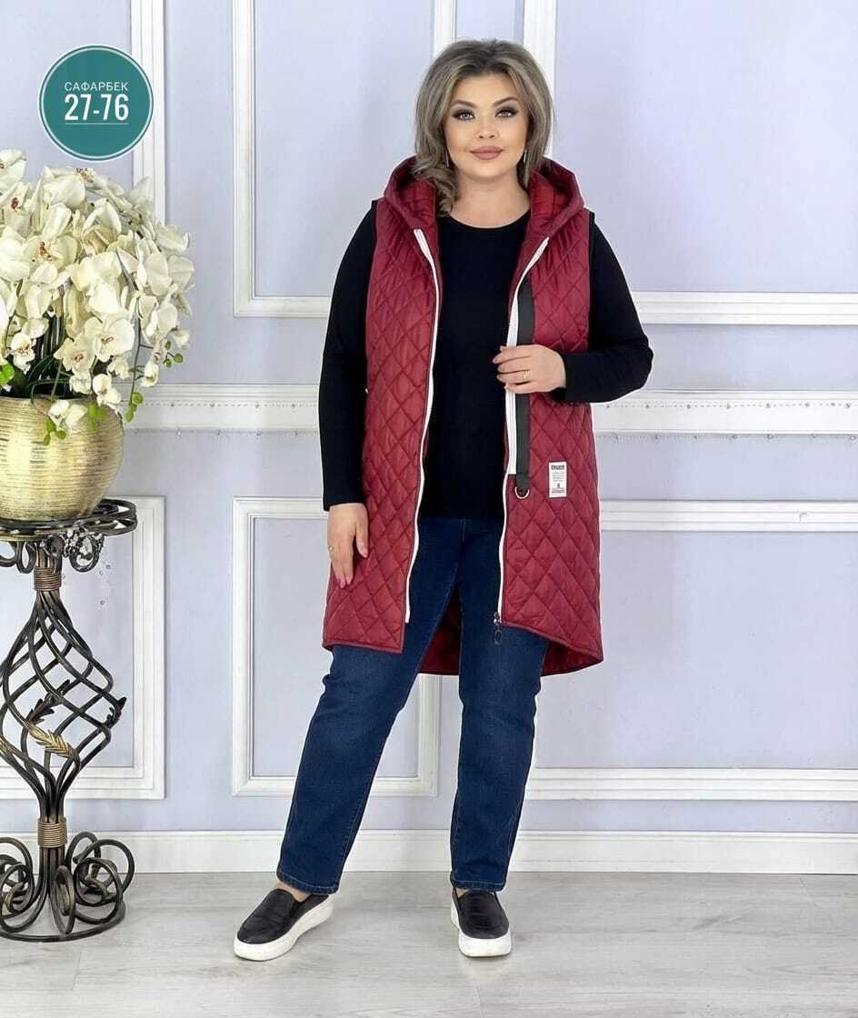 больших размеров,жилеты женские утепленные больших размеров,жилетка женская,жилет на синтепоне,жилет женский удлиненный