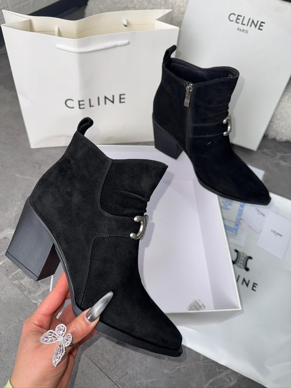 ,сапоги celine,ботинки celine, женская,женские полусапожки