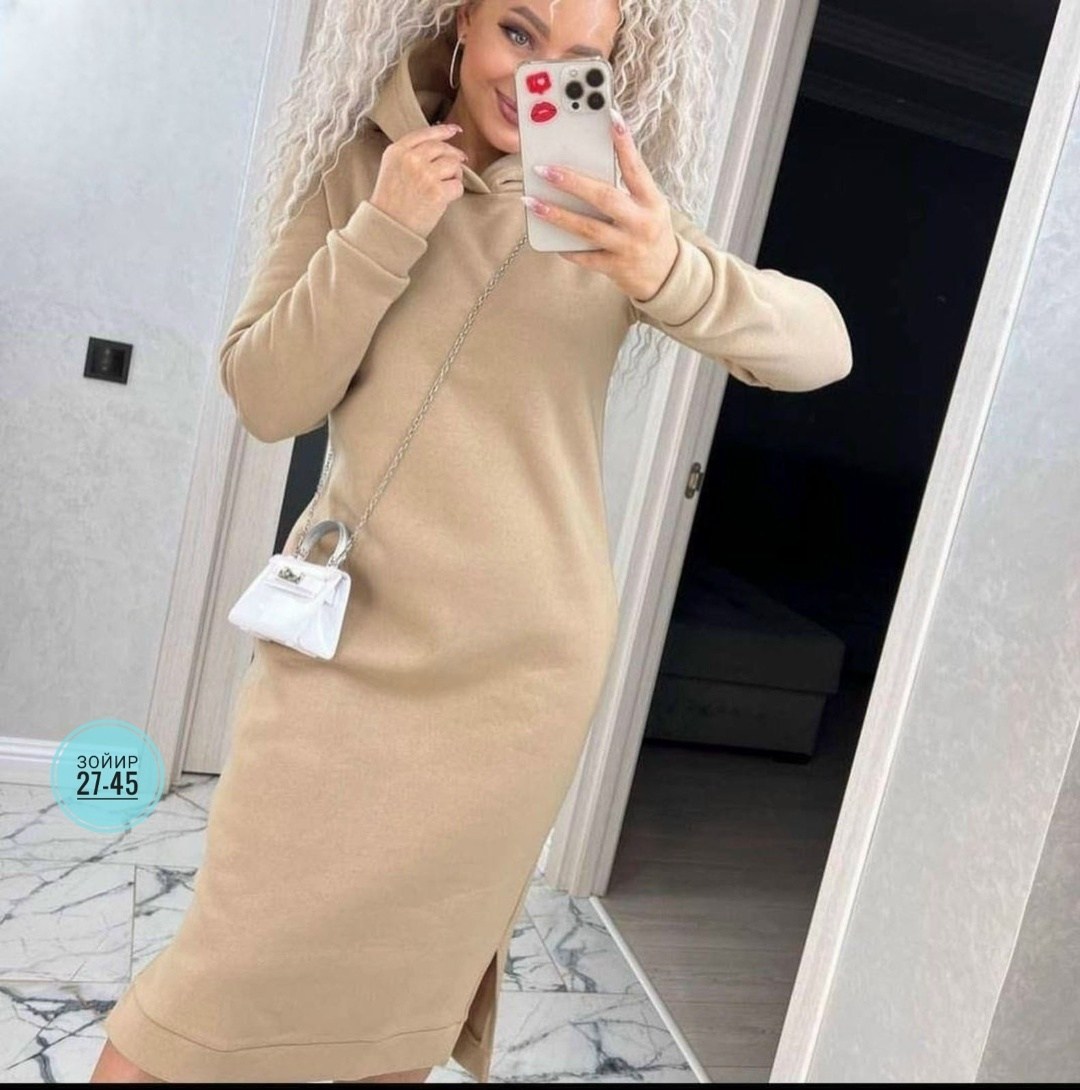 платье с капюшоном,тёплое платье с капюшоном,платье-худи,платье женское теплое,платье худи с капюшоном