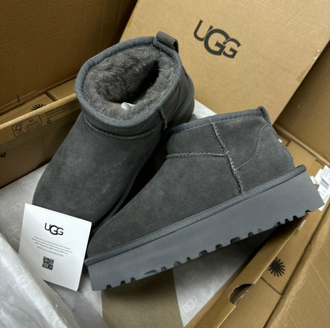 мужские угги ugg classic mini зимние,угги ugg серый er39,угги ugg серый er39 422794118,угги ugg classic ultra mini,мужские угги ультра мини ugg classic ultra mini - grey