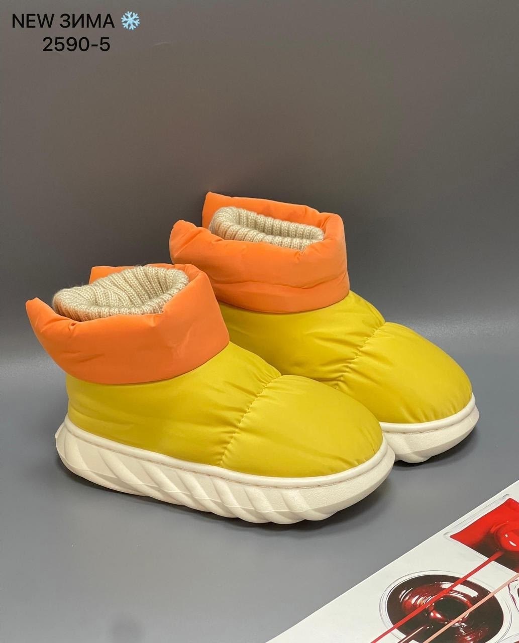 ,дутики женские, детская,зимние дутики,тапочки зимние